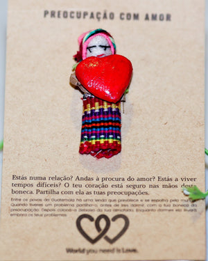 Boneca da preocupação com amor - World You Need Is Love Concept Store