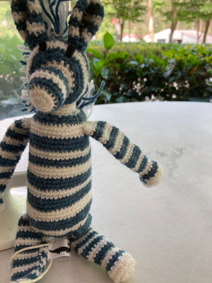 Zebras em Crochet Moçambique