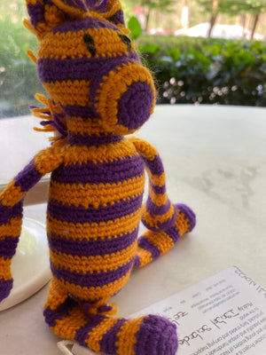 Zebras em Crochet Moçambique