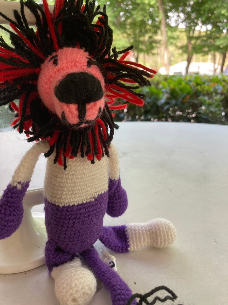 Leões em Crochet Moçambique