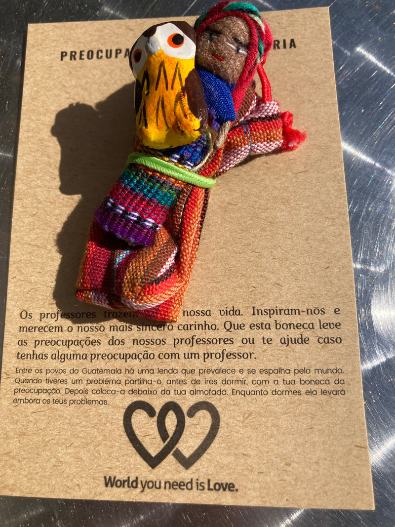 Muñeca de la preocupación o quitapeñas
